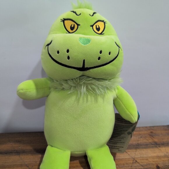 Aurora Other - NWT Aurora Dr. Seuss Squishy Grinch Green Soft Plush Stuffed Animal Toy Holiday
